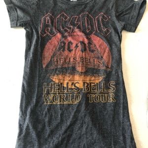 AC/DC “Hell’s Bells” slim fit crew neck tee